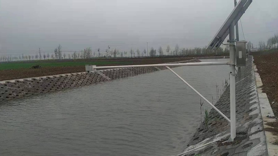 太陽能供（gòng）電全渠寬電磁明渠流量計案例